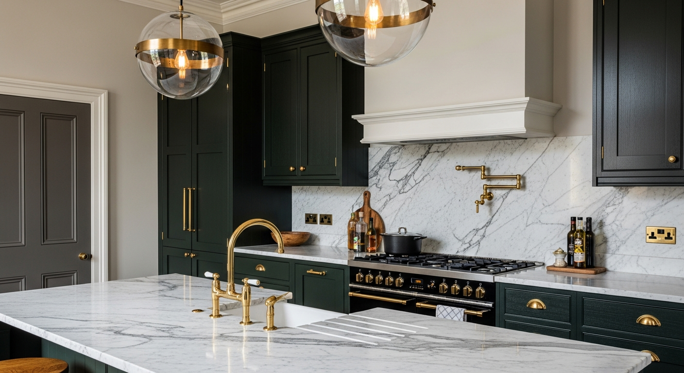 Beautiful kitchen interior